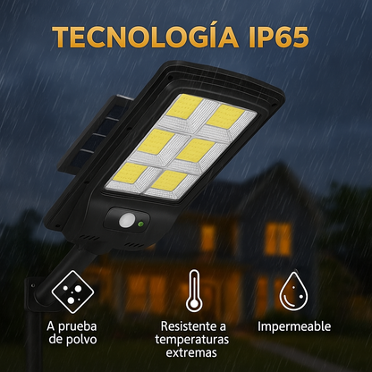 2x1 Lámpara Solar de Alta Potencia