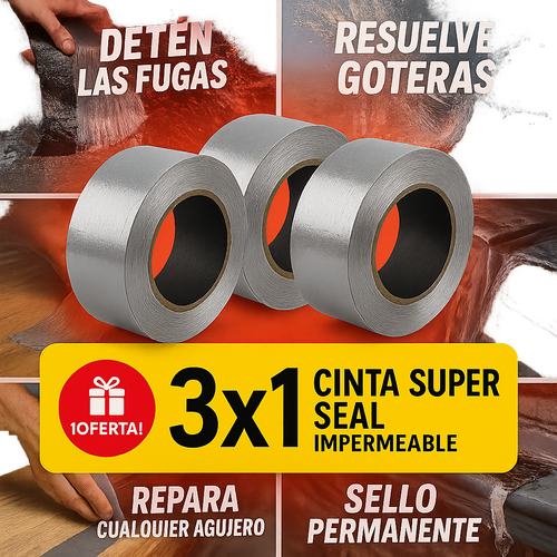 3x1 Cinta Super Seal Impermeable